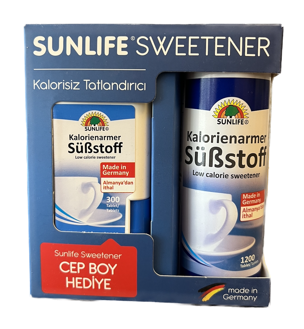 Sunlife Sweetener 1200 + Tablet Tatlandırıcı 300