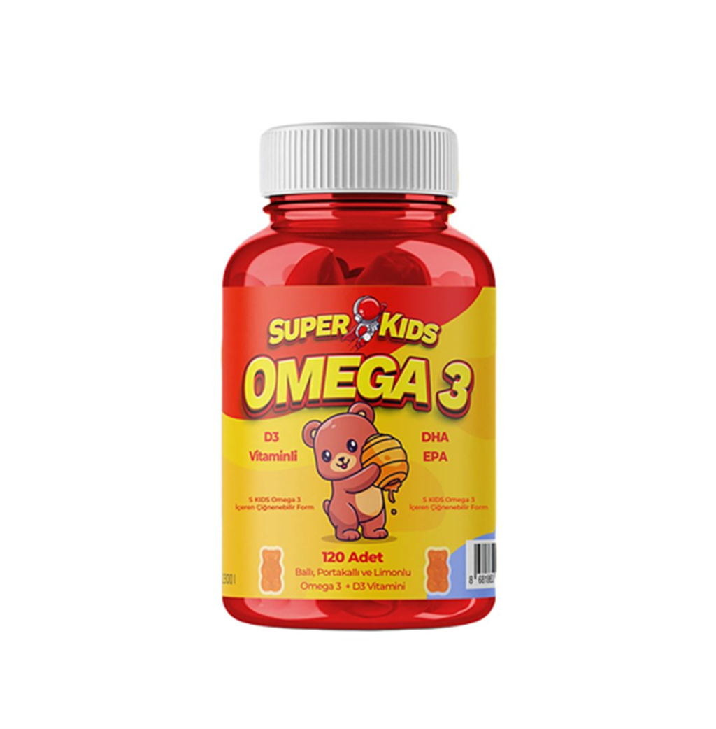 Super Kids Omega 3 120 Adet 