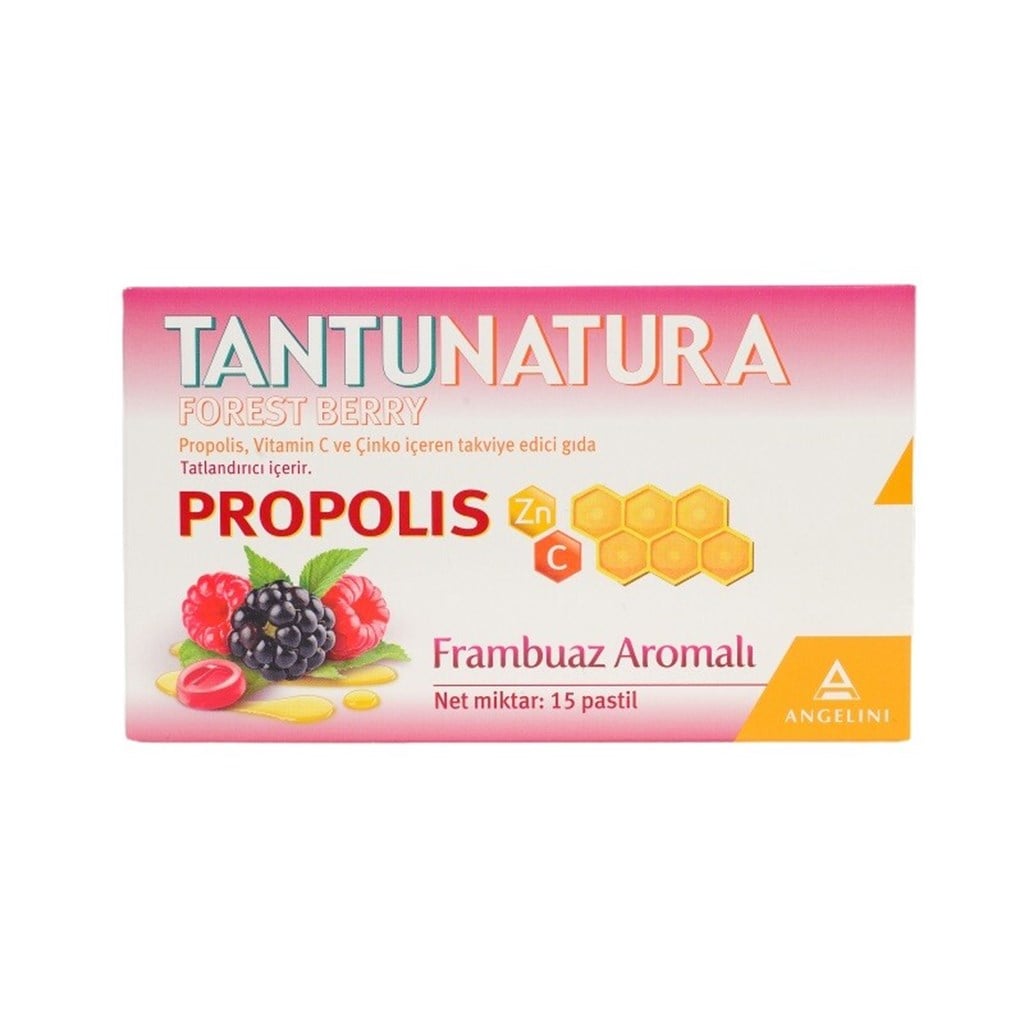 Tantunatura Forest Berry Propolis Frambuazlı Pastil 15'li