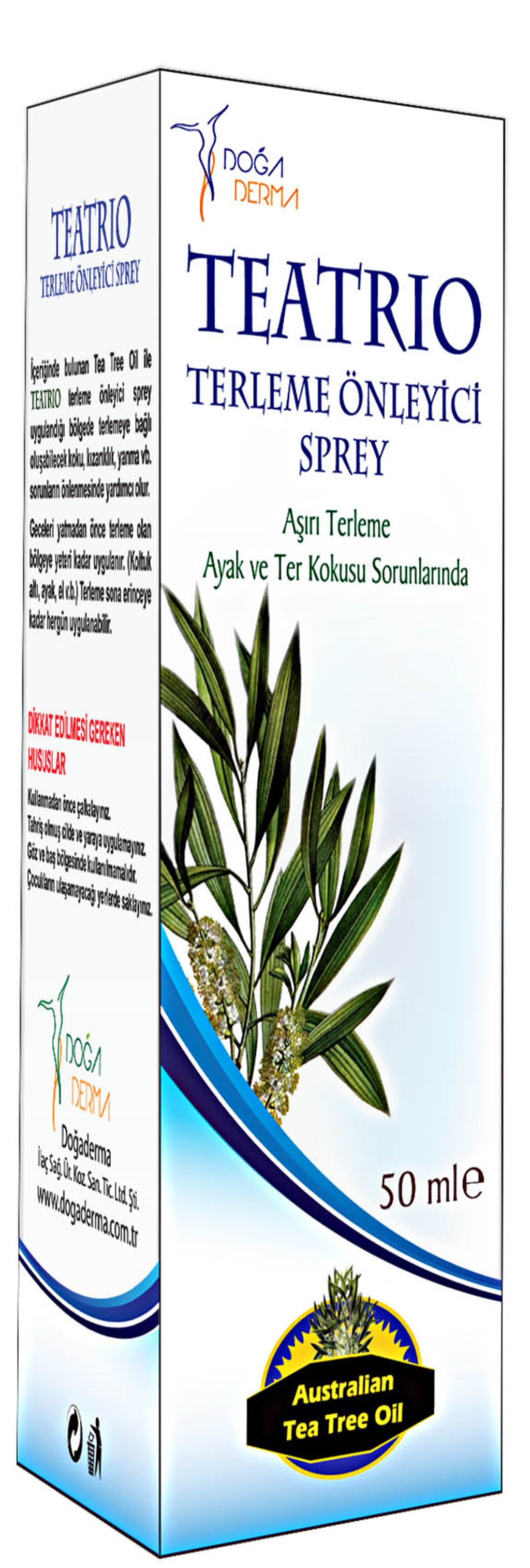 Teatrio Terleme Önleyici Sprey 50ml
