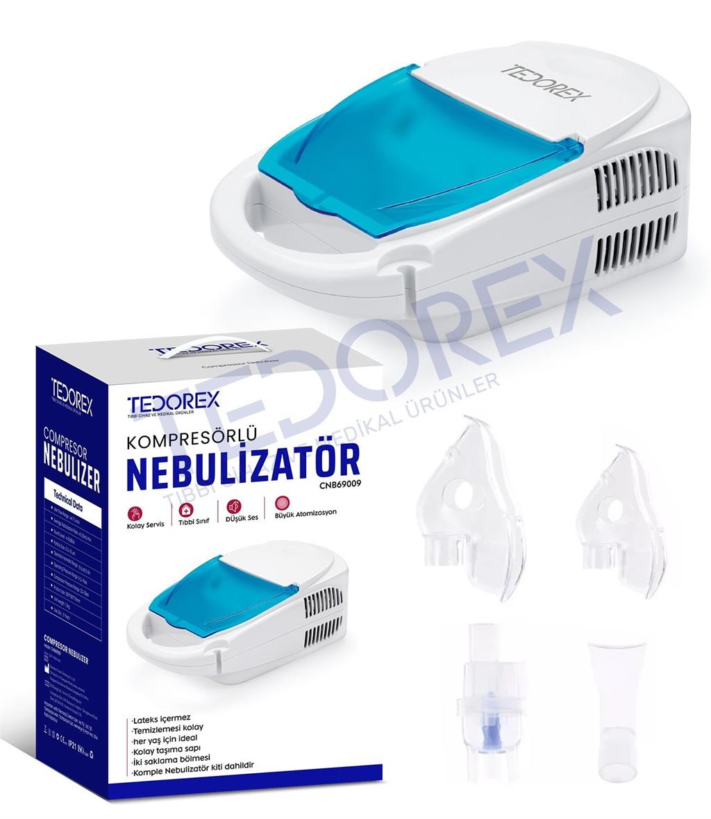 Tedorex Kompresörlü Nebulizatör CNB69009