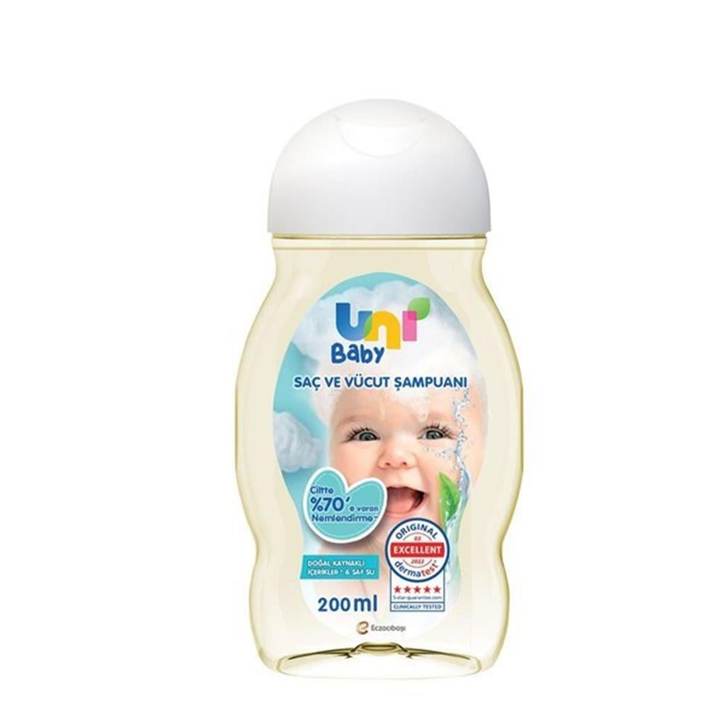 Uni Baby Saç ve Vücut Şampuanı 200ml