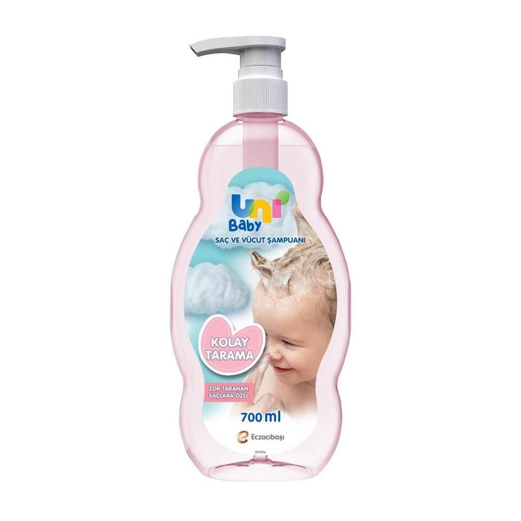 Uni Baby Saç ve Vücut Şampuanı Kolay Tarama 700ml
