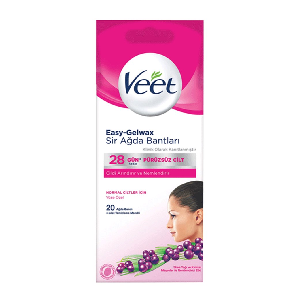 Veet Sir Yüz Ağda Bandı 20'li