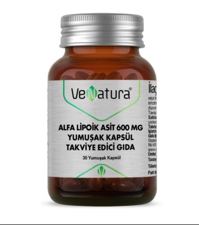 Venatura Alfa Lipoik Asit 600 mg 30 Kapsül