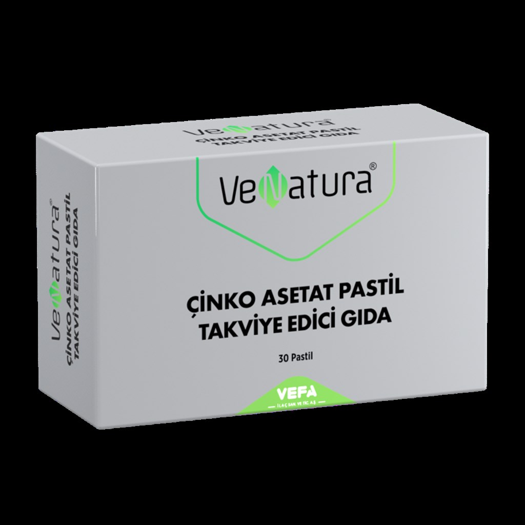 VeNatura Çinko Asetat 30'lu Pastil