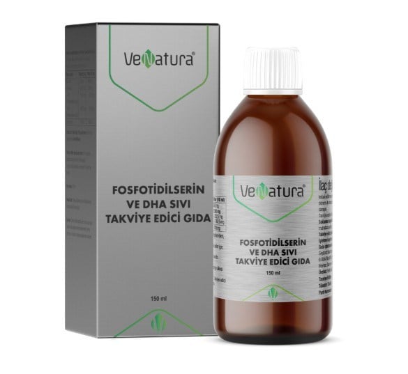 Venatura Fosfotidilserin ve DHA Sıvı Takviye Edici Gıda 150 ml