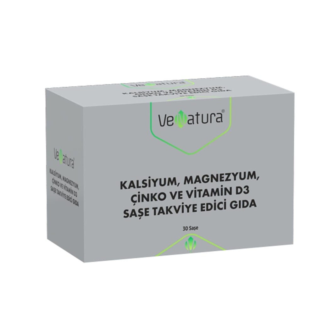 Venatura Kalsiyum, Magnezyum, Çinko Ve Vitamin D3 30 Saşe