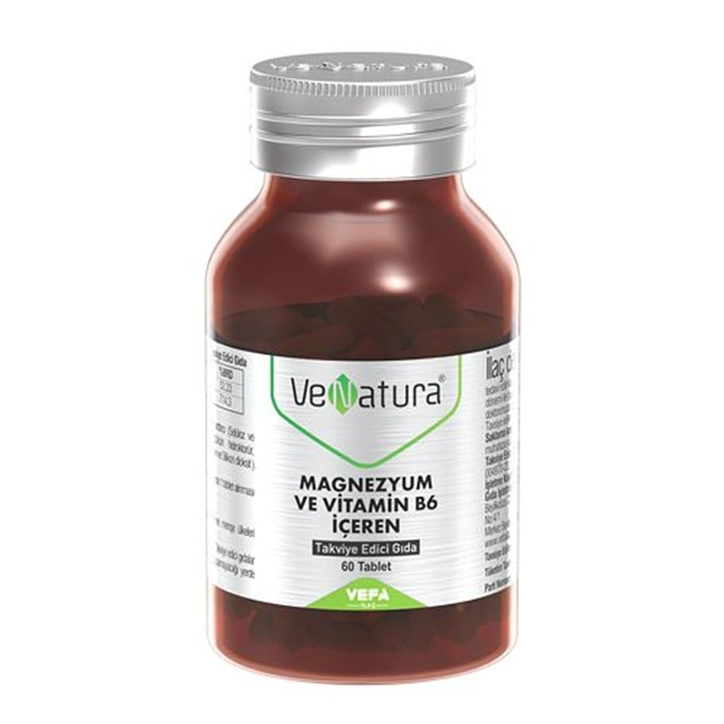 Venatura Magnezyum ve Vitamin B6 60 Tablet