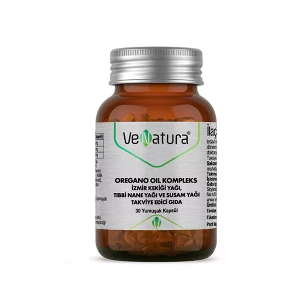 VeNatura Oregano Oil Kompleks İzmir Kekiği Yağı 30 Yumuşak Kapsül