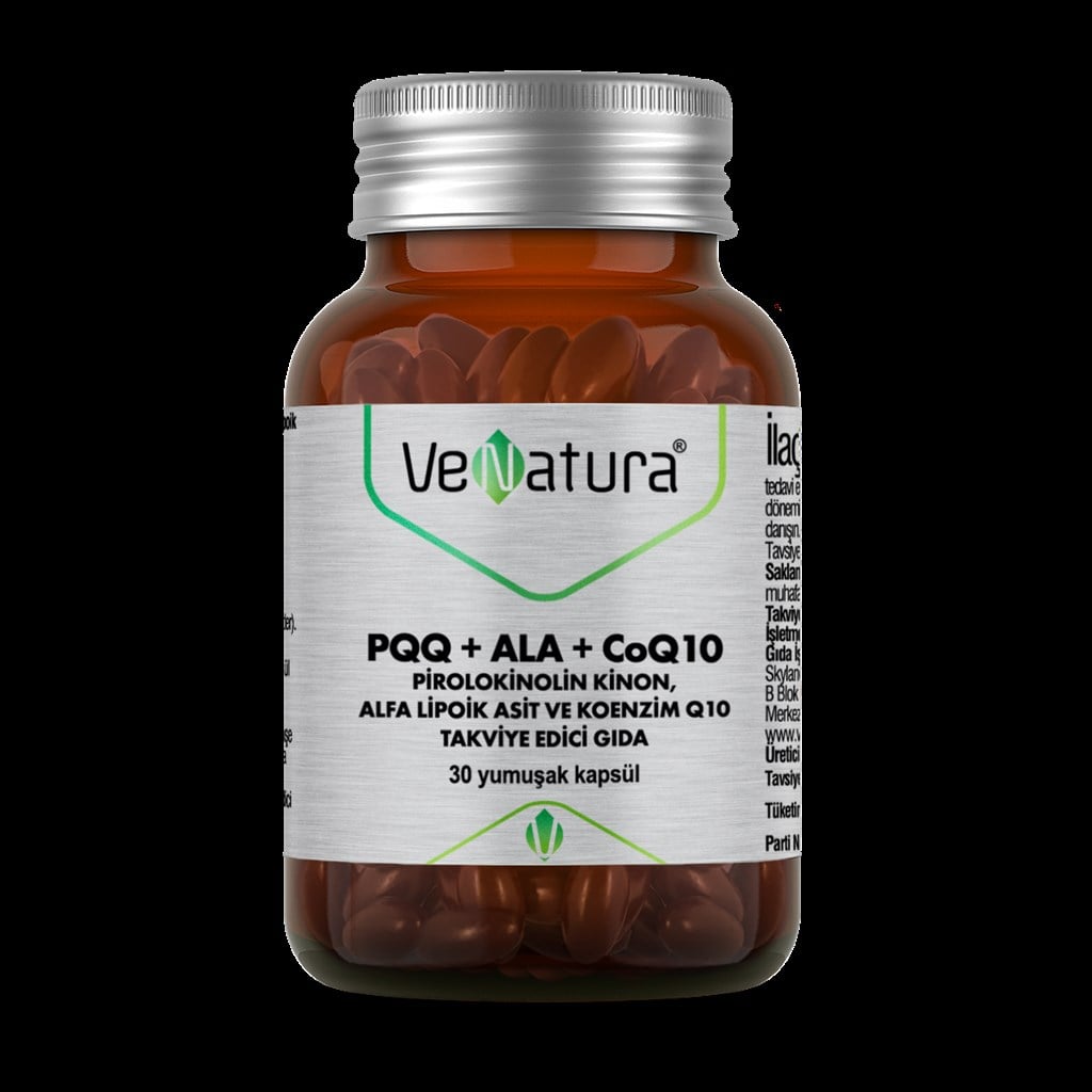 VeNatura PQQ + ALA + CoQ10 30 Kapsül