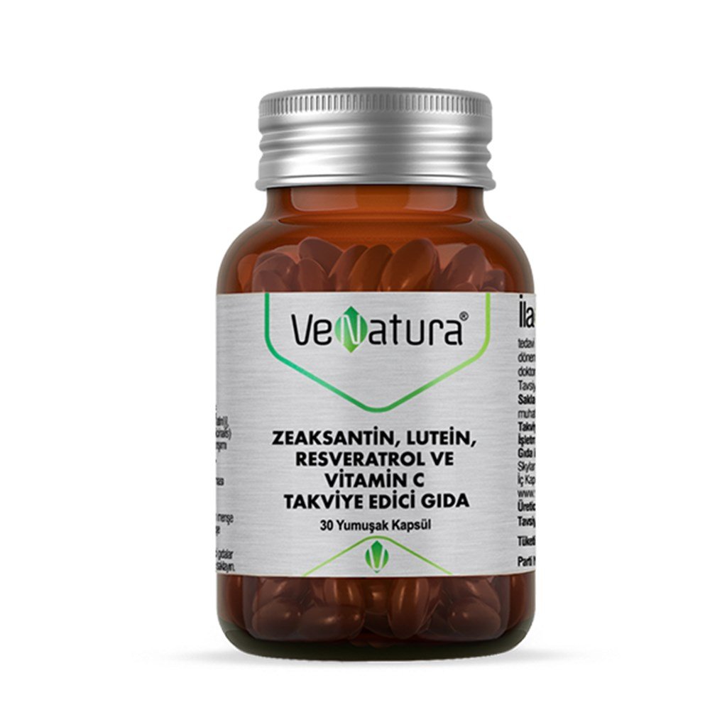 Venatura Zeaksantin Lutein Resveratrol Vitamin C 30 Kapsül