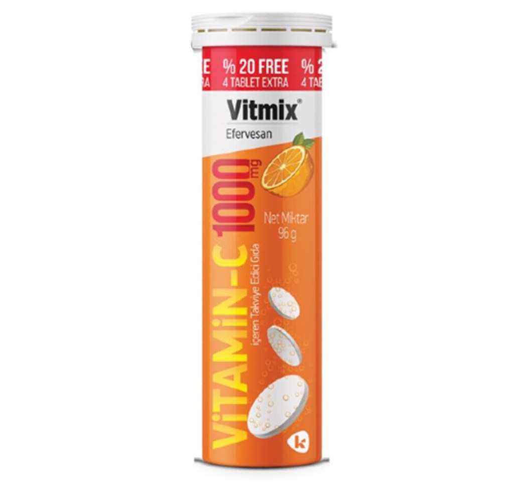 Vitmix C Vitamini 1000 mg 24 Efervesan Tablet
