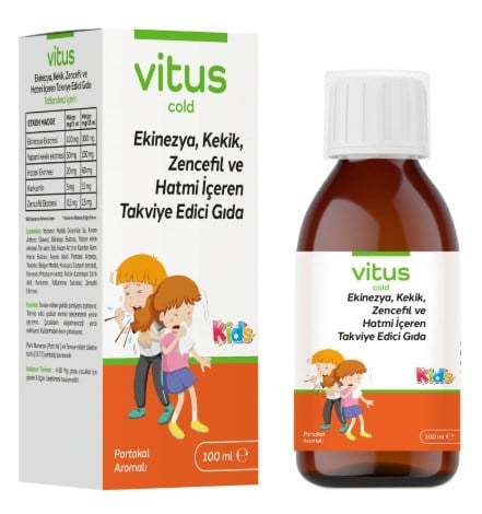 Vitus Cold Kids Portakal 100 ml