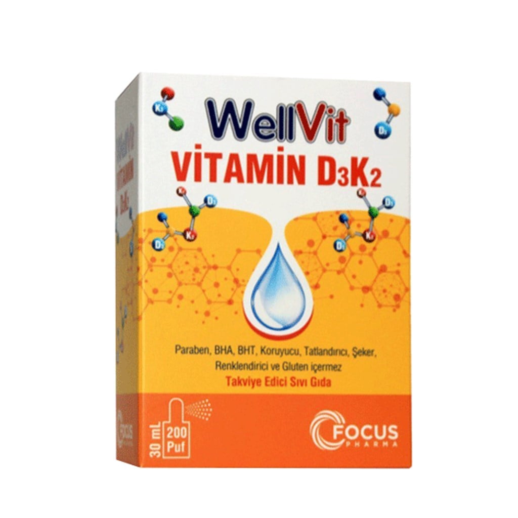 Wellvit Vitamin D3 K2 30ml