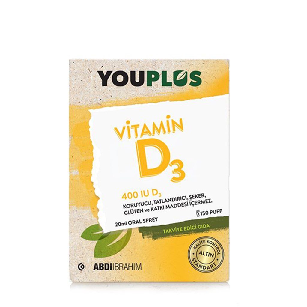 Youplus Vitamin D3 400IU Oral Sprey 20 ml