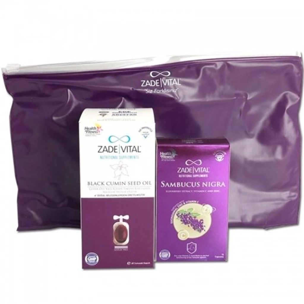 Zade Vital Çörekotu yağı 60 Kapsül + Sambucus Nigra Hediye