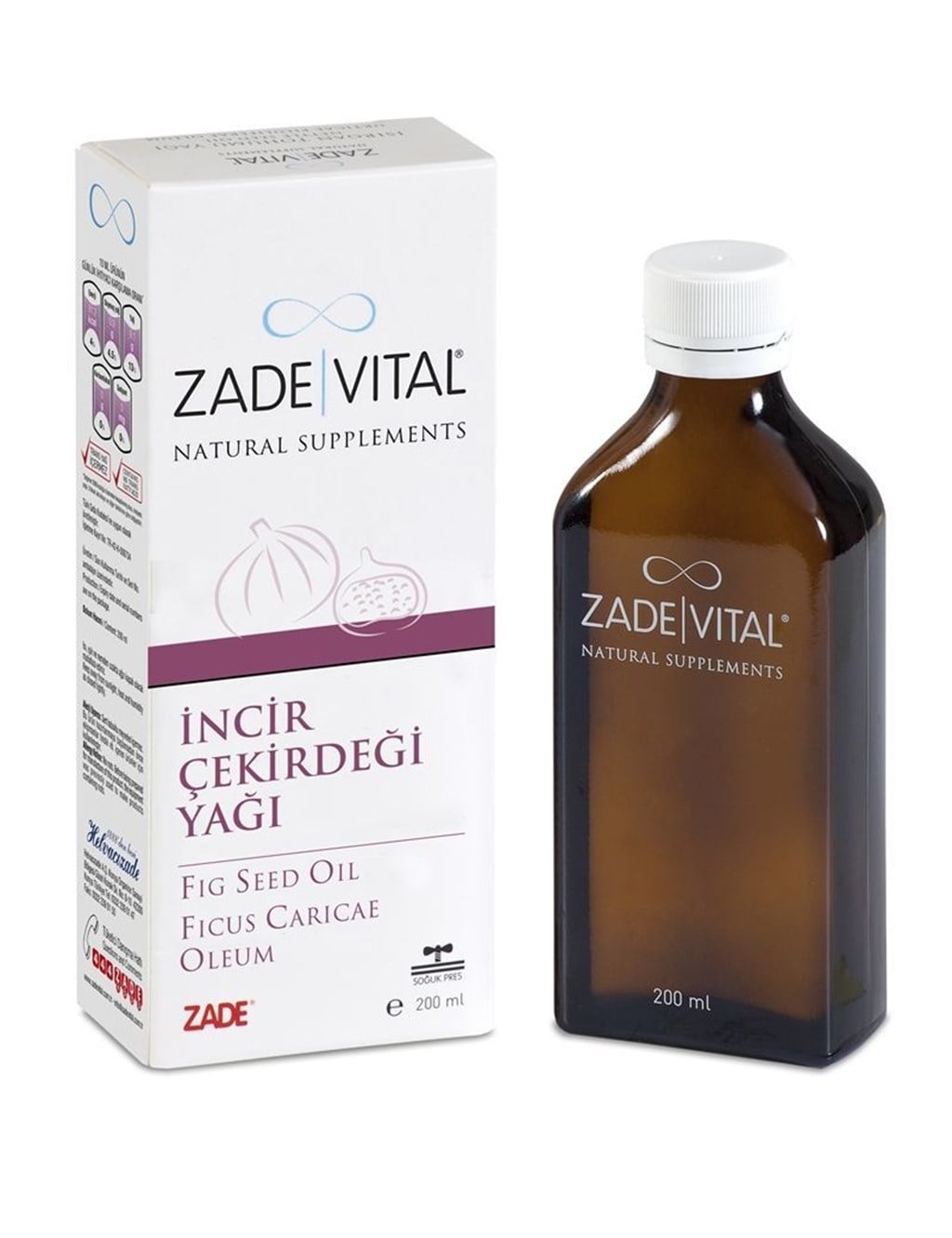 Zade Vital İncir Çekirdeği Yağı 200 ml