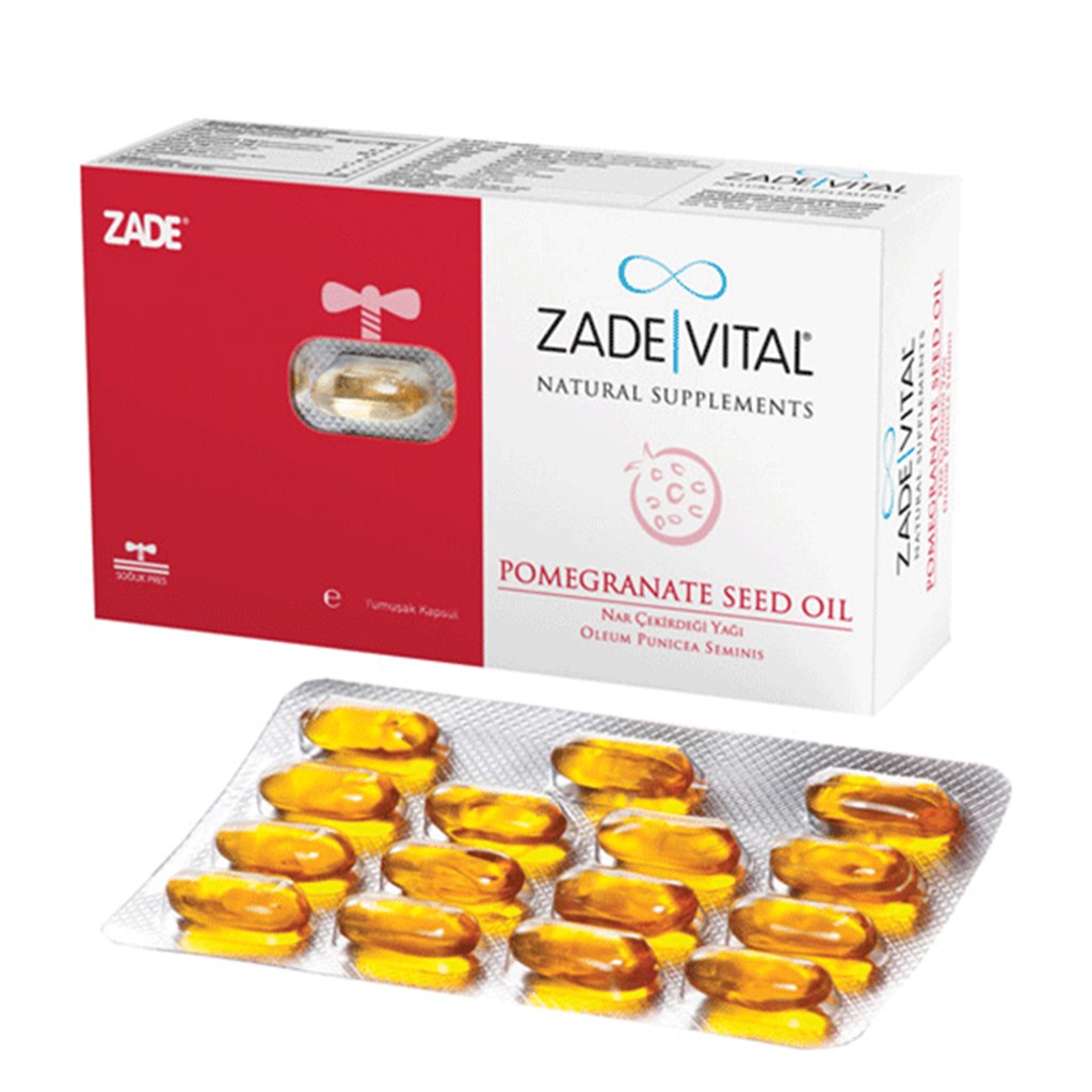 Zade Vital Nar Çekirdeği Yağı Yumuşak Kapsül Blister Ambalaj