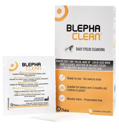 Blephaclean Steril Pad Göz Temizleme Mendili 20 Adet