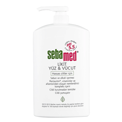 Sebamed Likid Yüz ve Vücut Temizleyici 1000 ml