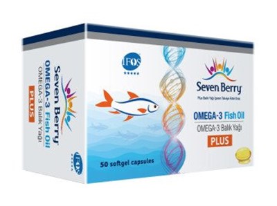 Seven Berry Omega-3 Balık Yağı Plus 50 Blister Softgel Kapsül