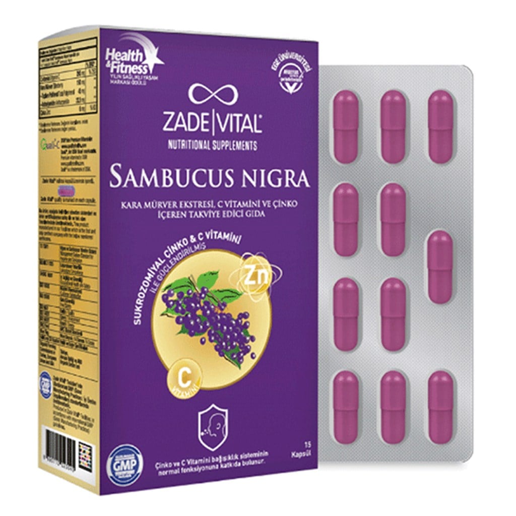  Zade Vital Sambucus Nigra 15 Kapsül