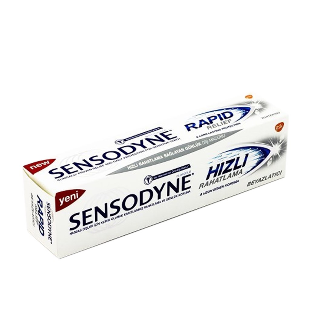 SENSODYNE DİŞ MACUNU HIZLI RAHATLAMA BEYAZLATICI 75ML