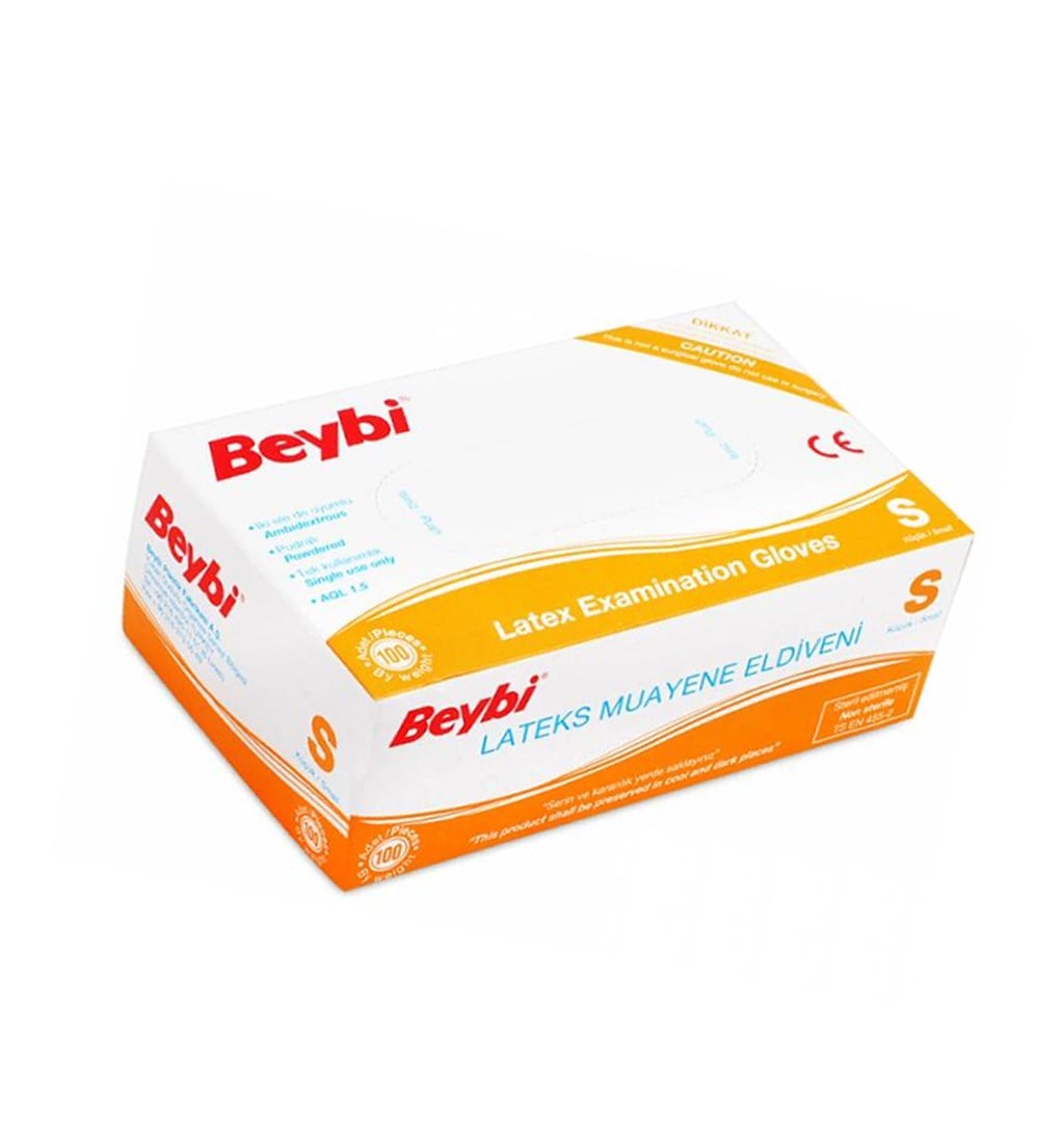 BEYBİ MUAYENE ELDİVENİ PUDRALI SMALL 100'LÜ PAKET