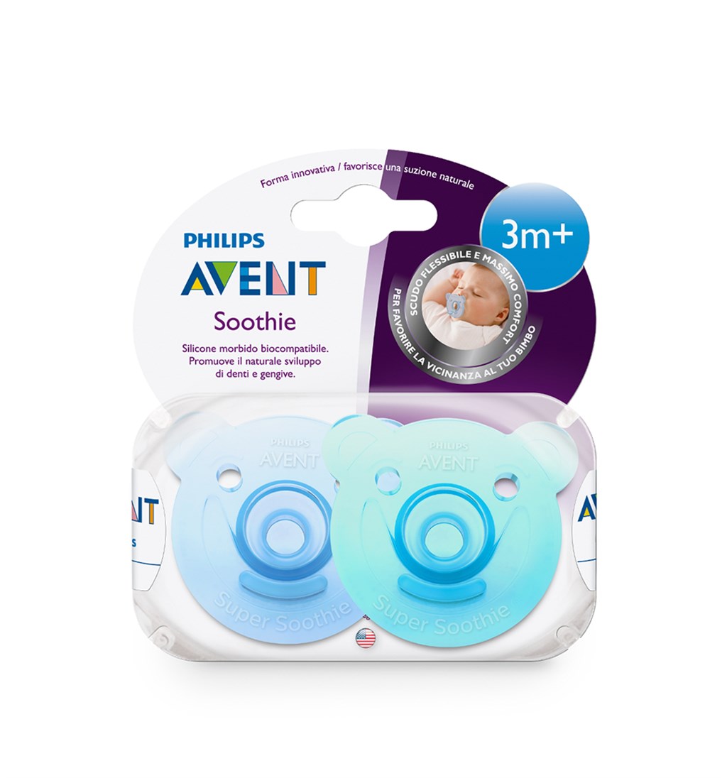 AVENT YALANCI EMZİK 3AY+ 2'Lİ SOOTHİE (ERKEK)
