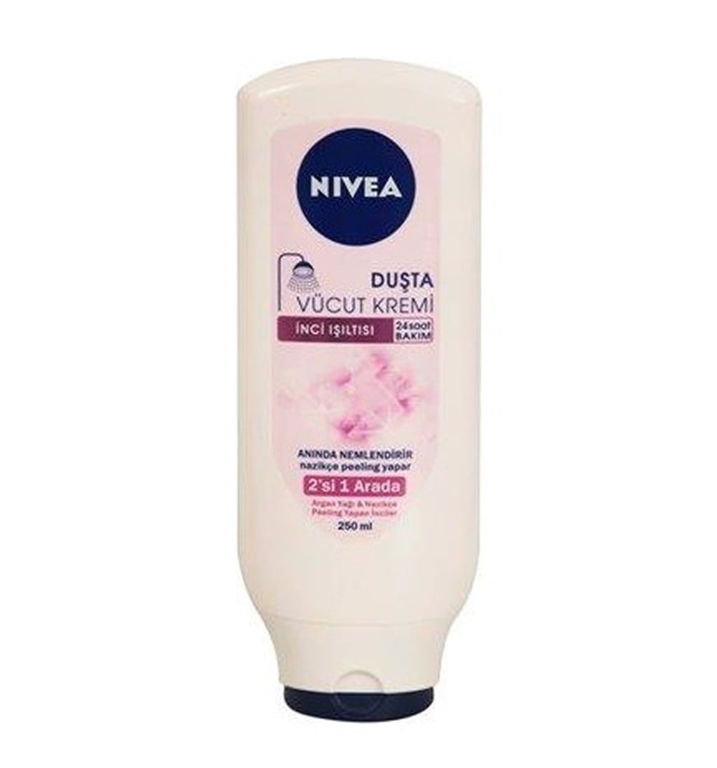 NİVEA DUŞTA VÜCUT KREMİ İNCİ IŞILTISI 250ML