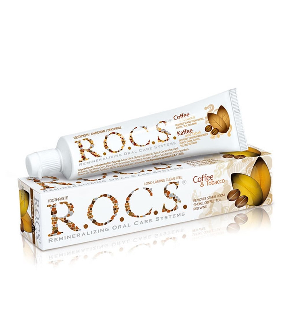ROCS ADULT LEKELERE KARŞI KAHVE - TÜTÜN DİŞ MACUNU - YETİŞKİN