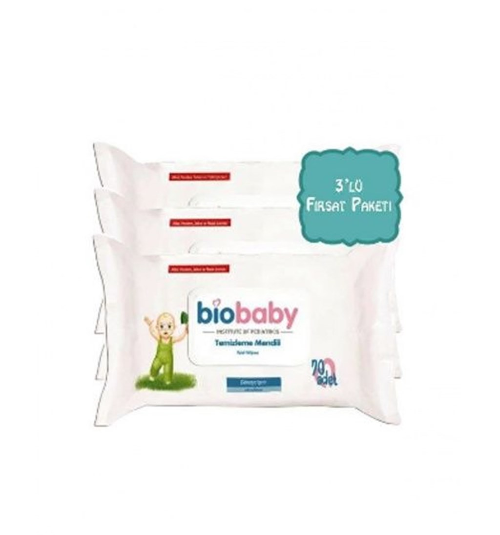 BİOBABY ISLAK MENDİL FIRSATI PAKETİ 3'LÜ