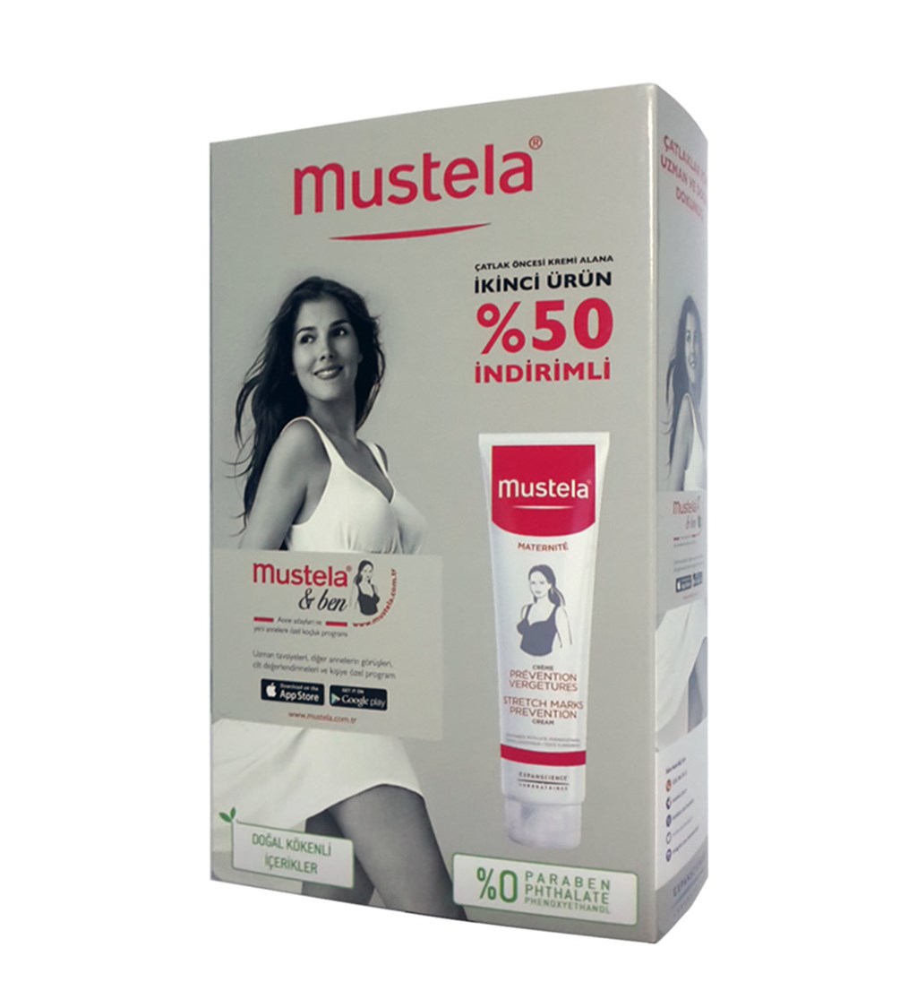 MUSTELA MATERNİTE ÇATLAK ÖNCESİ KREMİ - İKİNCİSİ %50 İNDİRİMLİ