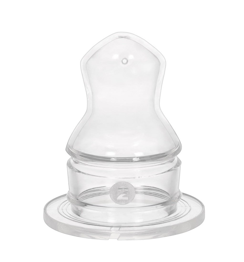 WEE BABY DAMAKLI UÇLU BİBERON EMZİĞİ 6-18AY NO.2