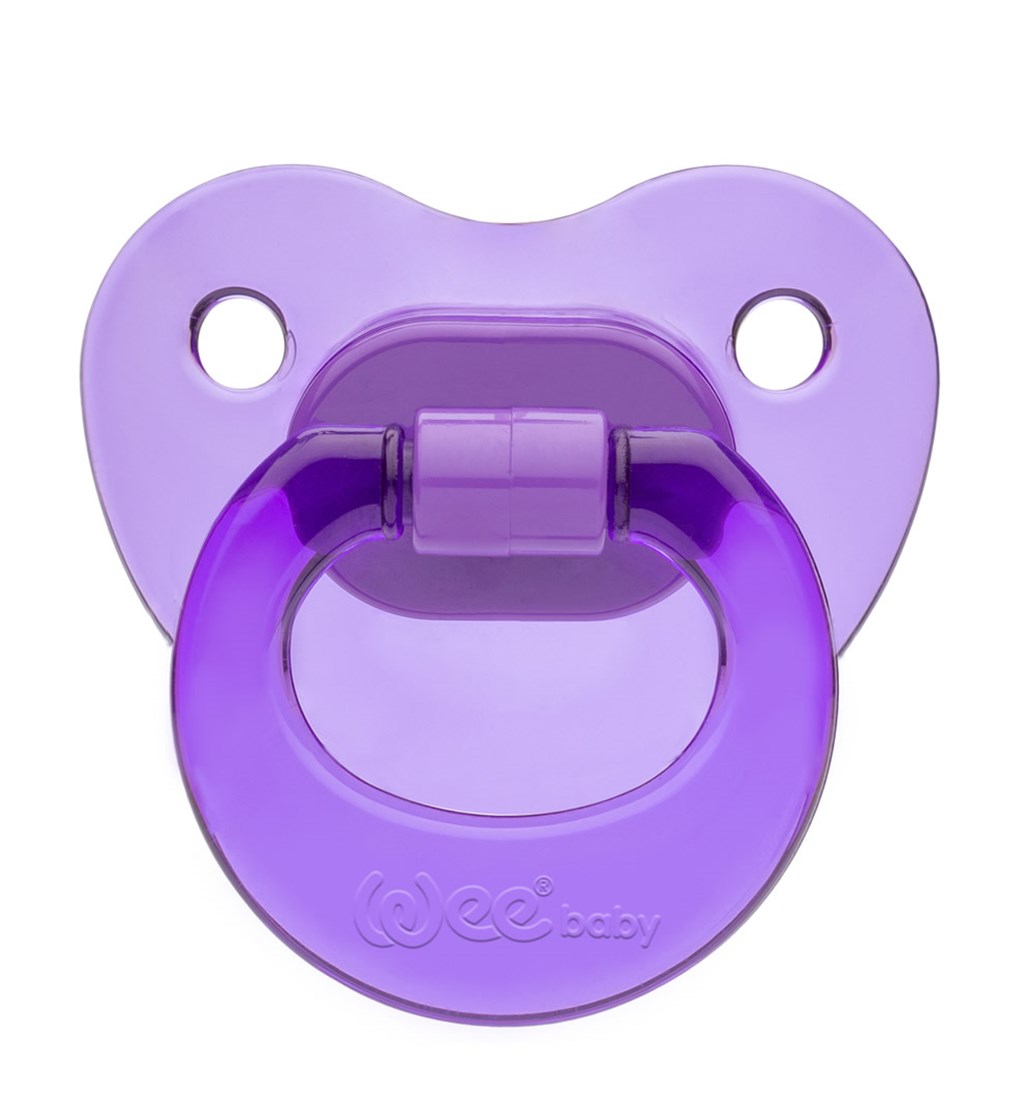 WEE BABY AKİDE GÖVDELİ DAMAKLI EMZİK 18AY+ NO.3 - MOR