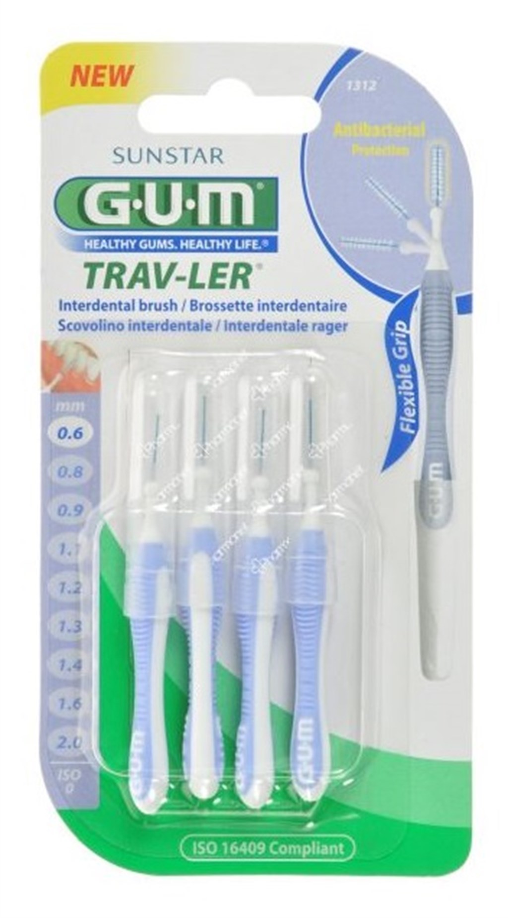 GUM TRAVLER ARAYÜZ FIRÇASI 0,6 MM 1312