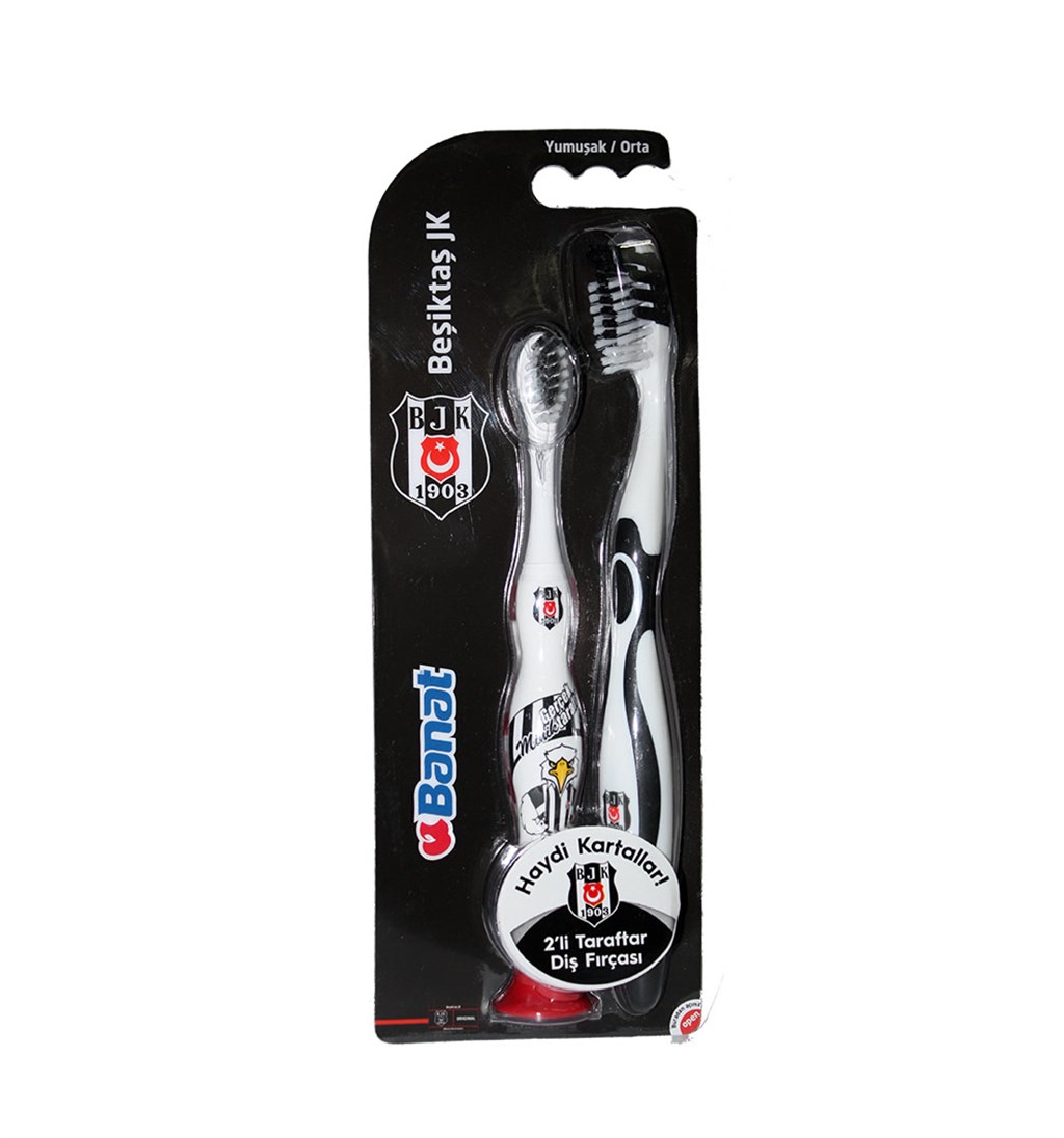 BANAT BEŞİKTAŞ YETİŞKİN + ÇOCUK DİŞ FIRÇASI