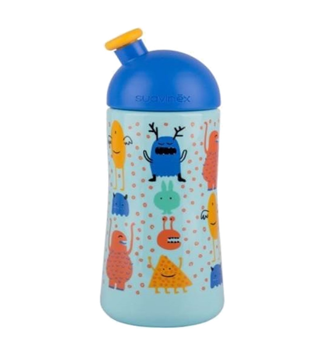 SUAVİNEX SPORT CUP BASTIR ÇEK AĞIZLIKLI 360ML 18+AY - MAVİ