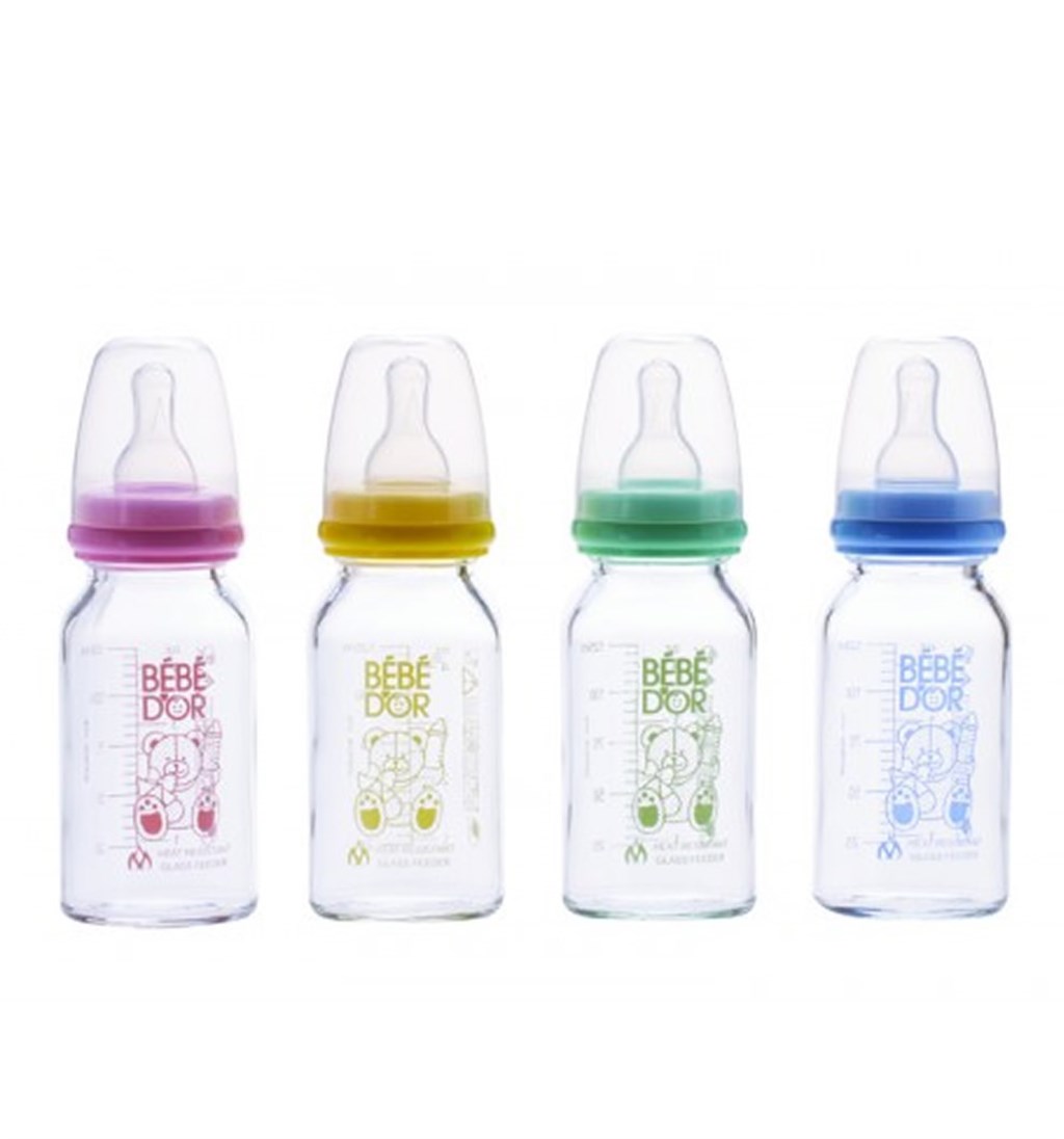 BEBEDOR ISIYA DİRENÇLİ CAM BİBERON 125ML
