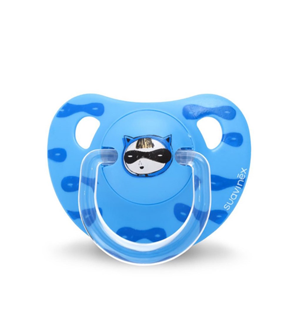 SUAVİNEX ORTODONTİK SİLİKON EMZİK 6-18AY - PETİT SECRET - MAVİ