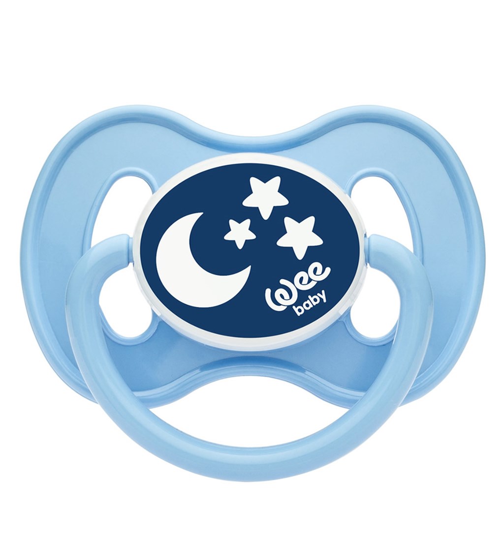 WEE BABY KELEBEK DAMLA UÇLU EMZİKLER 0-6AY NO.1 - MAVİ