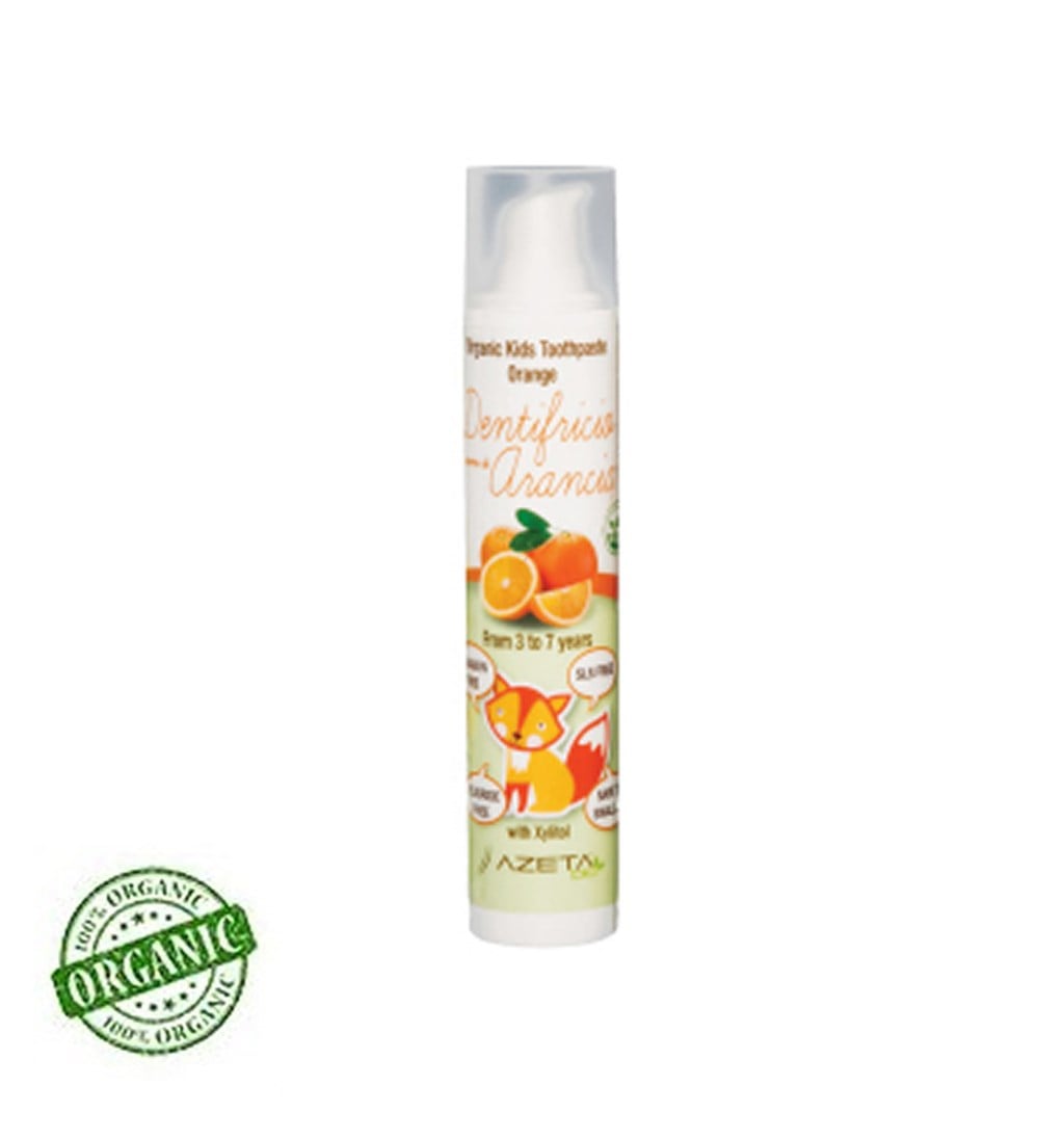 AZETABİO ORGANİK ÇOCUK DİŞ MACUNU PORTAKAL 3-7 YAŞ 50ML
