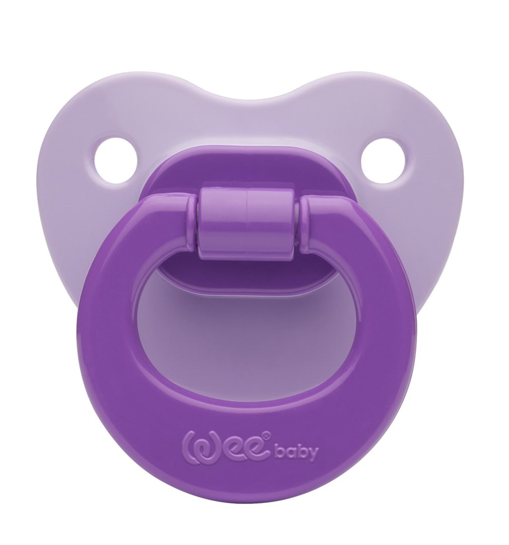 WEE BABY MAT GÖVDELİ DAMAKLI EMZİK 0-6AY NO.1 - MOR