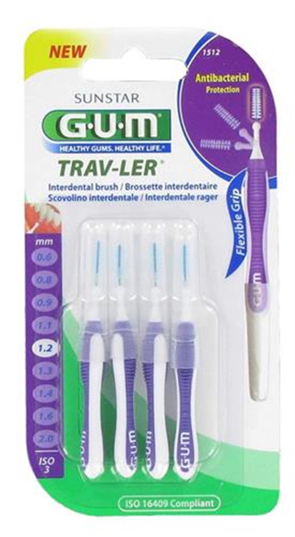 GUM TRAVLER ARAYÜZ FIRÇASI 1,2 MM 1512