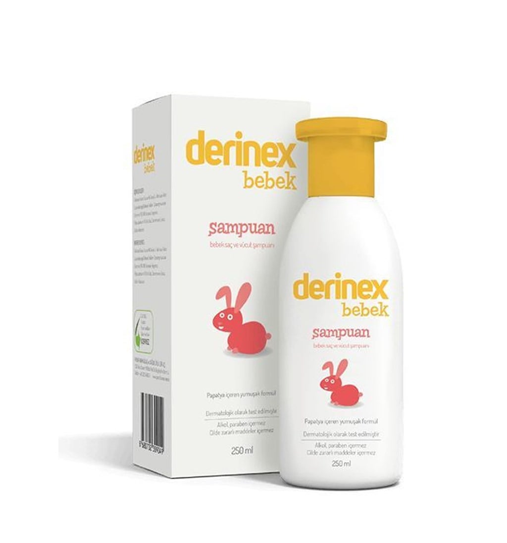 DERİNEX BEBEK SAÇ VE VÜCUT ŞAMPUANI 250 ML