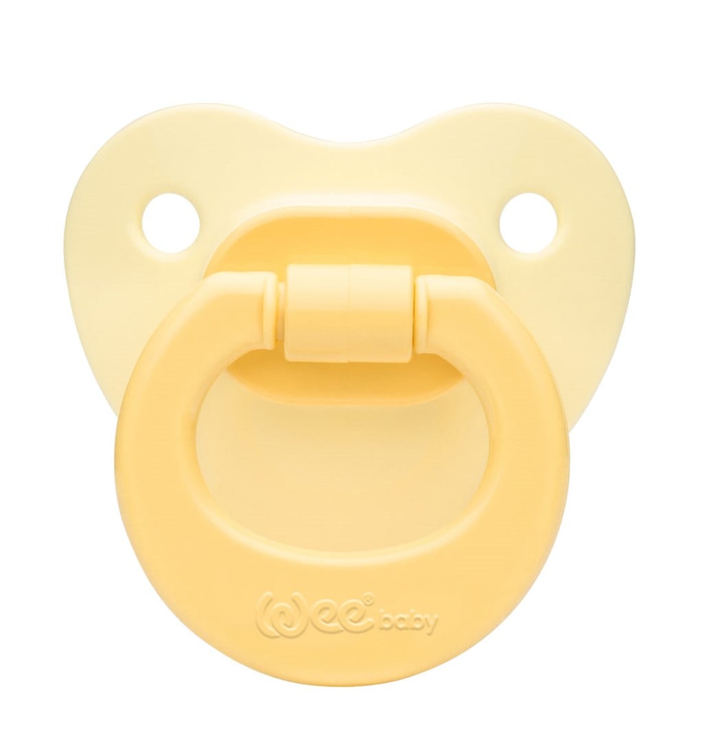 WEE BABY MAT GÖVDELİ DAMAKLI EMZİK 0-6AY NO.1 - SARI