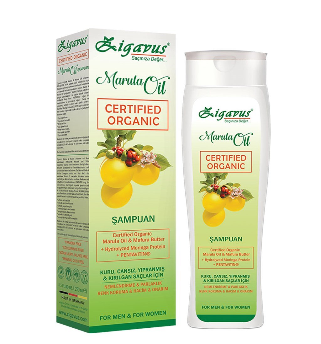 ZİGAVUS ORGANİK MARULA ŞAMPUAN 250 ML