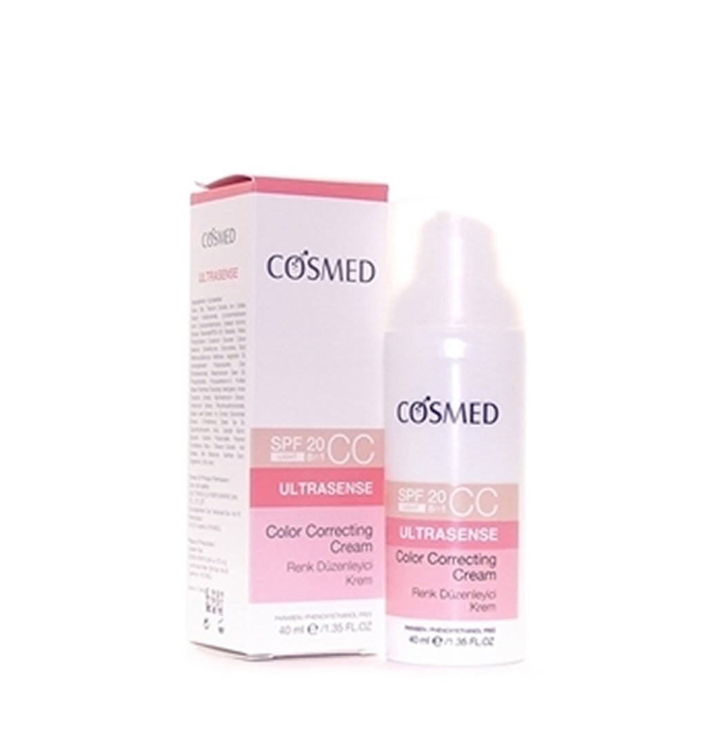 COSMED ULTRASENSE COLOR CORRECTİNG CC CREAM SPF20 40ML - MEDİUM