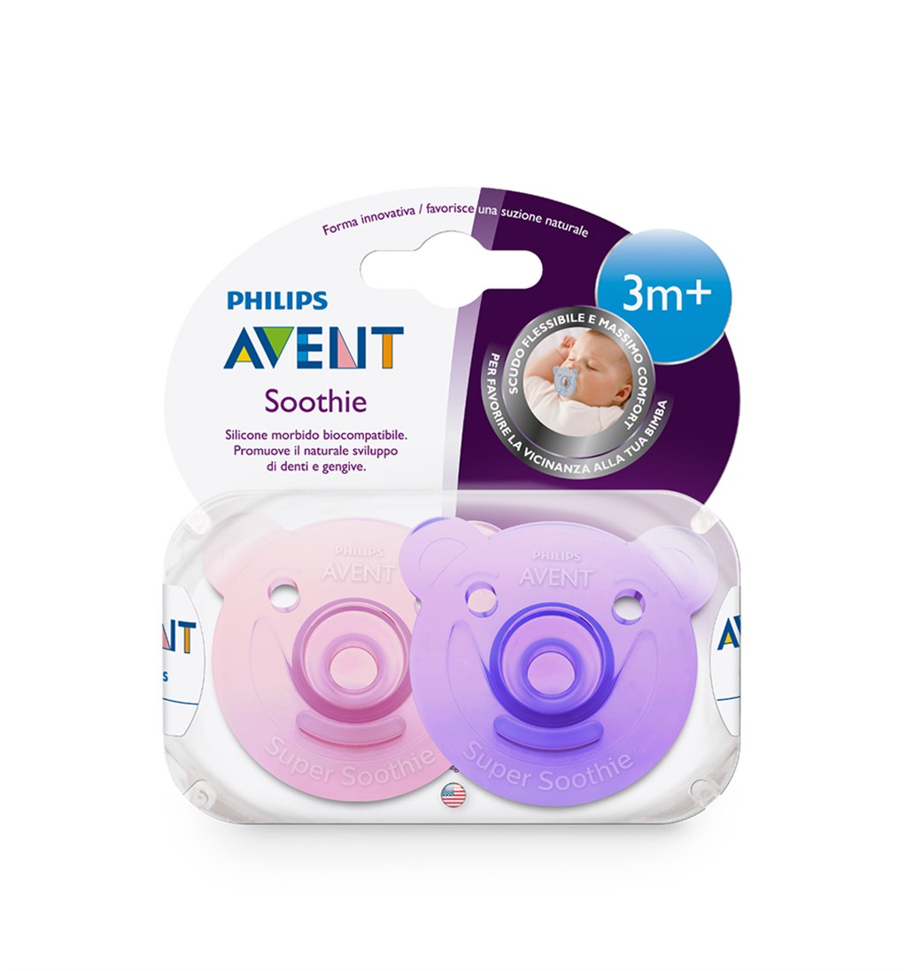 AVENT YALANCI EMZİK 3AY+ 2'Lİ SOOTHİE (KIZ)